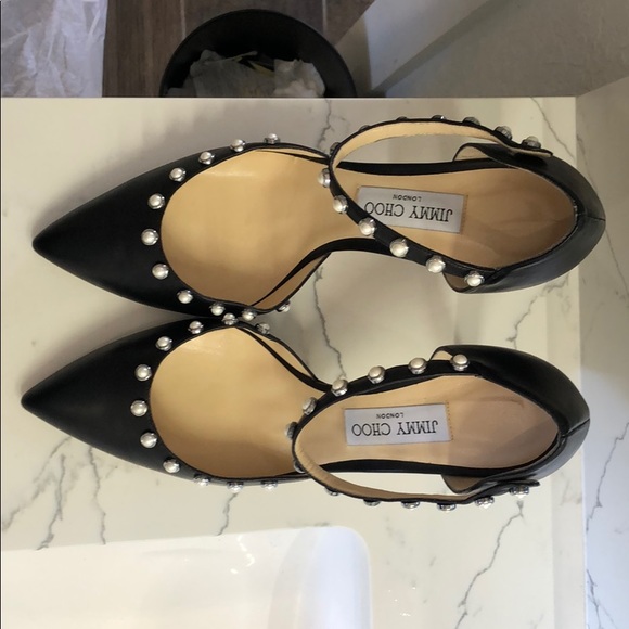 Jimmy Choo Leema pearl studded pumps - Picture 4 of 5